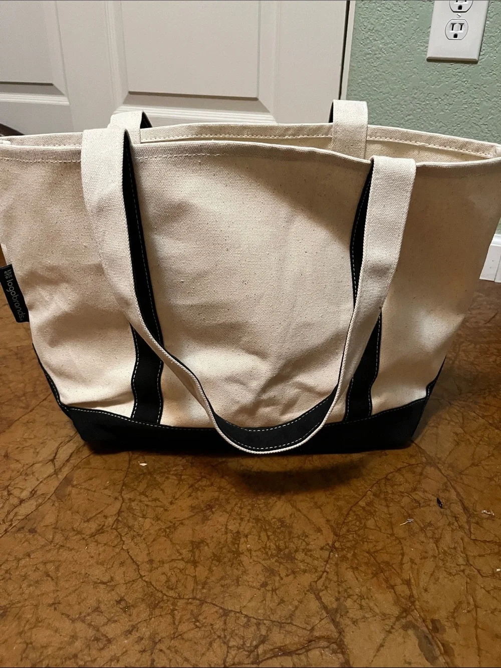 NEW Logo Brands Kansas City Canvas Tote Lg